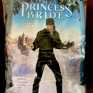 New Princess Bride Westley Costume (Dread Pirate Robert’s) Size Medium